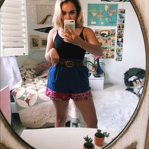 Vintage denim shorts